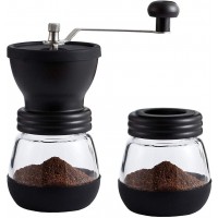 Conical ceramic Burr Mill with Adjustable Setting Brewing Coarse Grind Office Home Office 12oz 350ml Manual Coffee Grinder