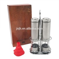 Electric Stainless Steel Wholesale Salt and Pepper Grinder Set with Stand